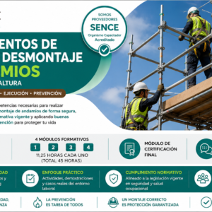 Procedimientos de montaje y desmontaje de andamios